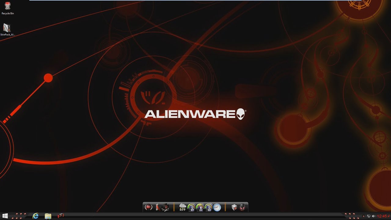 alienware dark theme windows 10